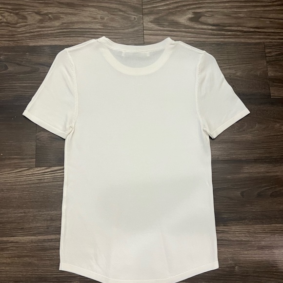 Cream Nylon Zara Tee - Picture 2 of 3